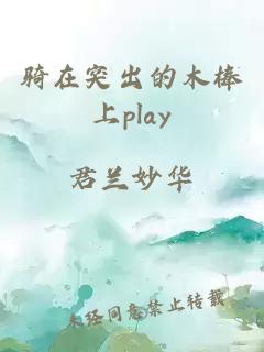 骑在突出的木棒上play